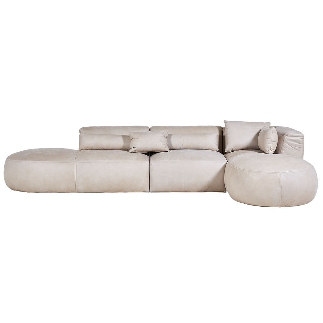 Buy Online Victoria Sectional Sofa,BEIGE,LEATHER Marina Home
