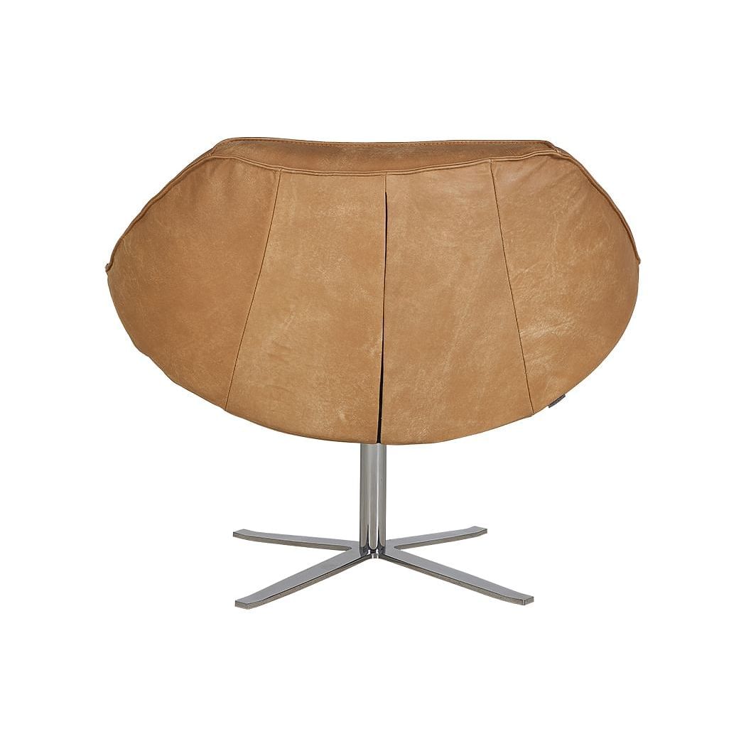 Marina Home Buy Online Danny Swivel Lounge Chair,BROWN,LEATHER Marina