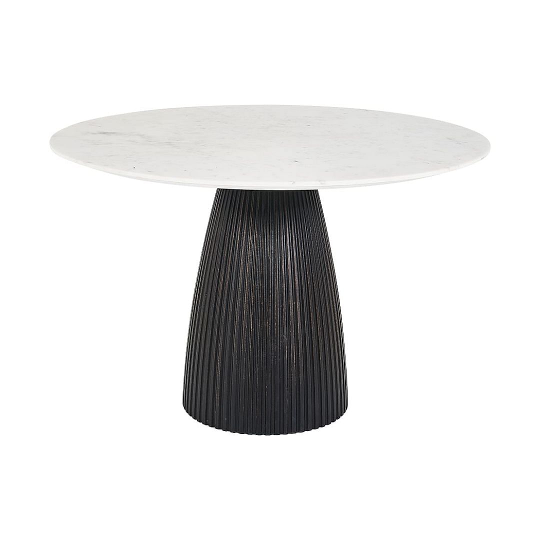 Mushroom Ebony Round Table 120cm