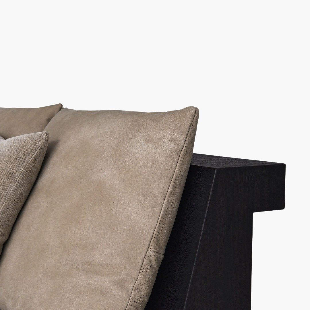 Buy Online Shayling 3 Seater Sofa,GREY,WOOD | Marina Home Interiors Oman