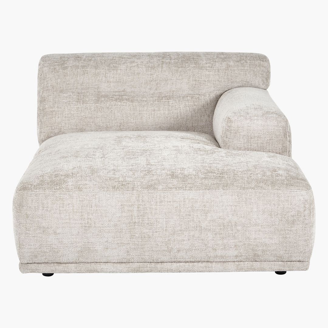 White deals chaise chair