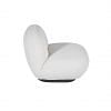 Piccaddily Lounge Chair, WHITE color-3