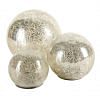 Ceres Crackle Ball With Led - Medium