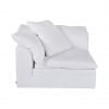 Luscious XL Corner Seat Sofa, WHITE color-4