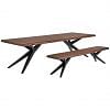 Airloft Dining Table, BROWN color-4
