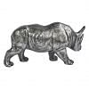 Ramhorn Decorative Rhino, GREY color-4
