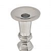 Reed Candle Holder Tall, SILVER color-1