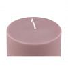 Unscented Pillar Candle, BROWN color-1