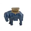 Burt Elephant Candle Holder, BLUE color0