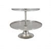 Etegere Plate Stand, SILVER color-2