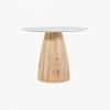Alys Dining Table, WHITE color-2