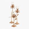 Auric Candle Holder Medium, GOLD color-2