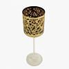 Brezoi Tealight Holder Tall, GOLD color-1