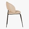 Houdel Dining Chair, BEIGE color-4