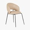 Houdel Dining Chair, BEIGE color-3