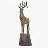Jelen Moose Sculpture Short, BROWN color-2