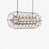 Gyro Chandelier Large, BROWN color0