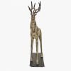 Jelen Moose Sculpture Tall, BROWN color-3