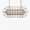 Gyro Chandelier Large, BROWN color-1
