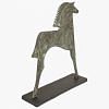 Mastana I Horse Sculpture - Short, MULTICOLOR color-1