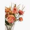 Garden Rose Bouquet In Glass Vase, MULTICOLOR color-1