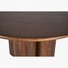Voltar Round Dining Table, BROWN color-3