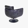 Parker Swivel Armchair, BLACK color-4