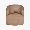 Cenaga  Swivel Arm Chair, BROWN color0