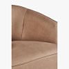Cenaga  Swivel Arm Chair, BROWN color-3