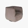 Wally Swivel Arm Chair, BEIGE color-1
