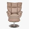Nolan Swivel Recliner Chair With Footstool