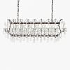 Crystal Rect Chandelier - Small
