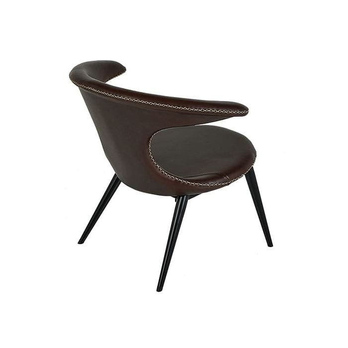 Buy Online Flair Lounge Chair,BROWN,LEATHER Marina Home Interiors Qatar