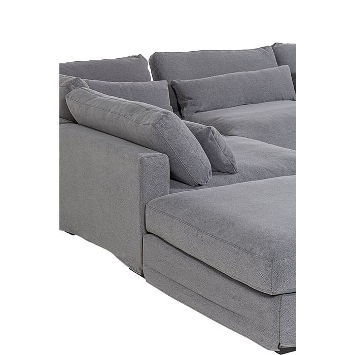 Buy Online Veyron Sectional Sofa,GREY,FABRIC Marina Home Interiors Qatar