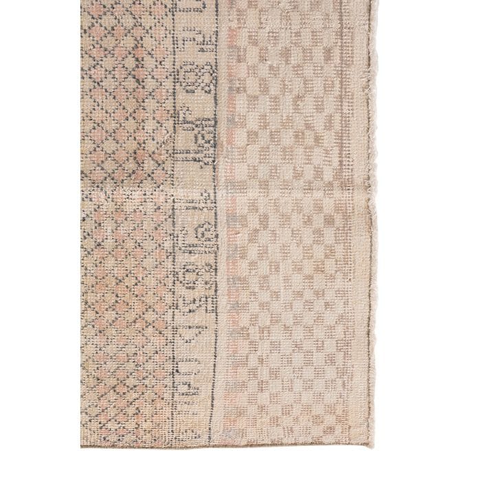 Damali Vintage Hand Knotted Rug,Beige,Fabric,Rugs,Handmade Marina Home