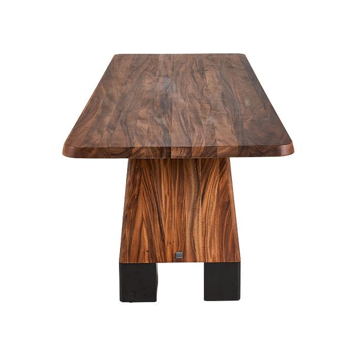 Buy Online Mkaya Dining Table, BROWN, WOOD Marina Home Qatar