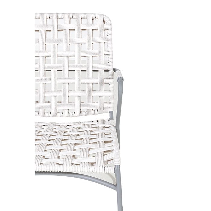 Buy our Luca Lounge Chair in White Polyresin Outdoor Seating