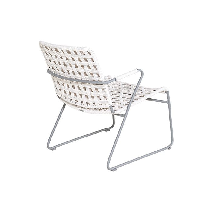 Buy our Luca Lounge Chair in White Polyresin Outdoor Seating