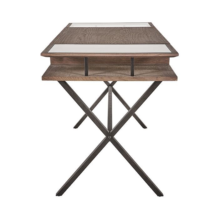 Our Balch Desk In Brown Wood Home Decor Collection Marina Interiors - Home Decorators Collection Side Table