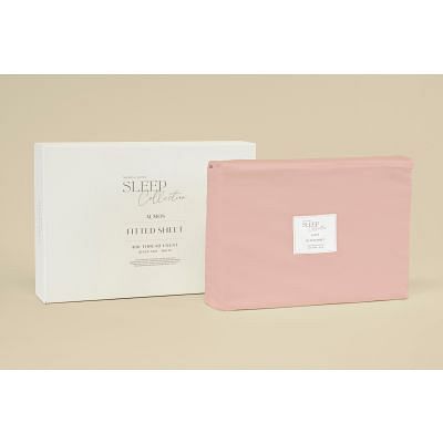 Almos Fitted Sheet Queen, PINK color0
