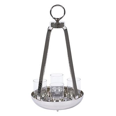 Tarif Candle Holder Small, SILVER color0