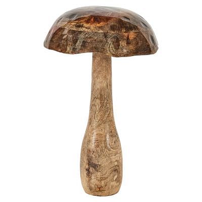 Amanita Shell Decorative Mushroom, BROWN color0
