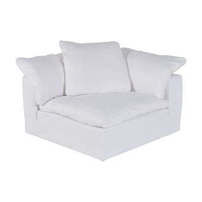 Luscious XL Corner Seat Sofa, WHITE color0