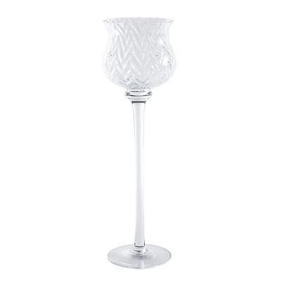 Demi Candle Holder Tall, WHITE color0