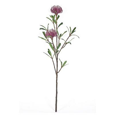 Protea Stem Faux Plant, PURPLE color0