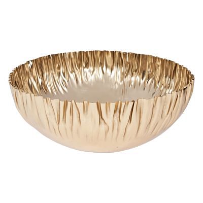Kwan Crinkle Bowl Medium, GOLD color0