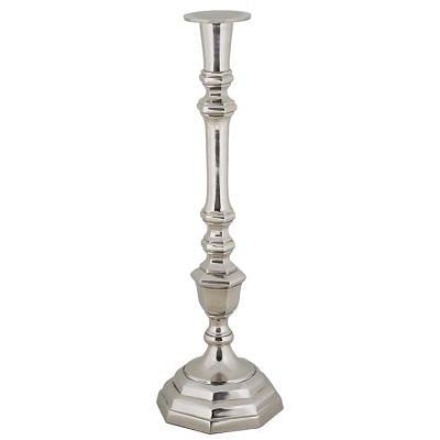 Reed Candle Holder Tall, SILVER color0