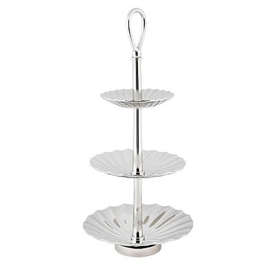 Torte Cake Stand, SILVER color0