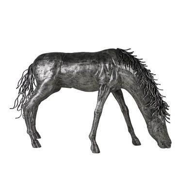 Nisean Metal Feeding Horse