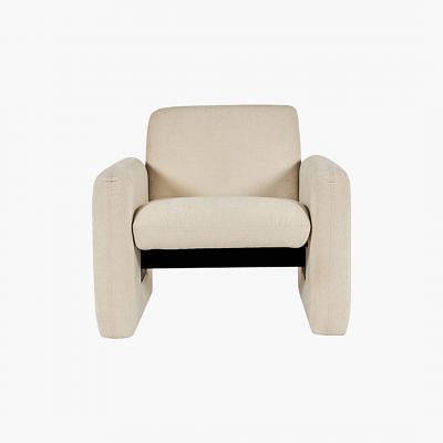 Aken Club Chair, WHITE color0